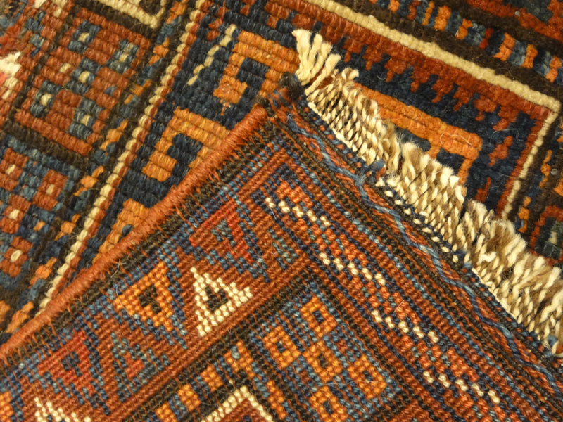 30814 Antique Kurdish Woven CA 1890