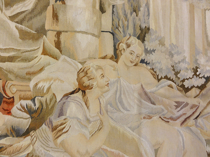 Antique romantic scene tapestry | Rugs and More | Santa Barbara Design 1