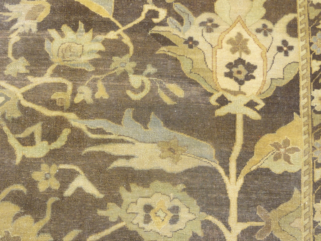 Antique Larestan Ivory Rug 30465