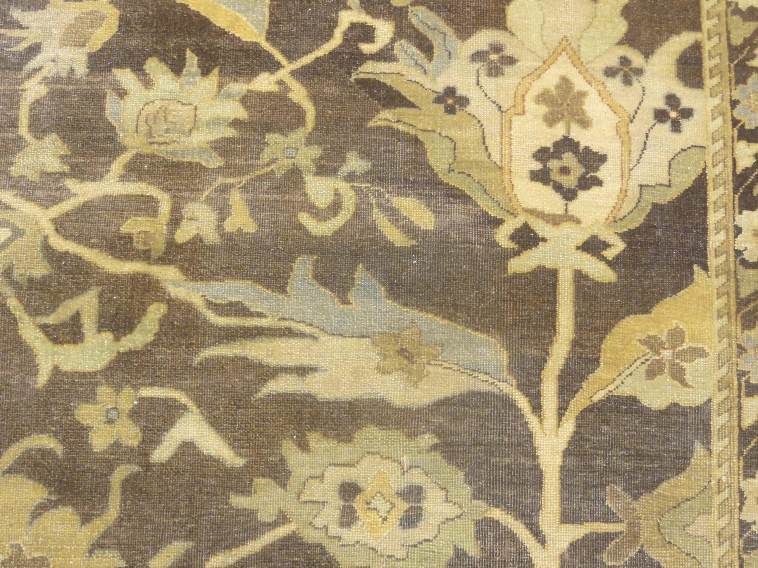 Antique Larestan Ivory Rug 30465