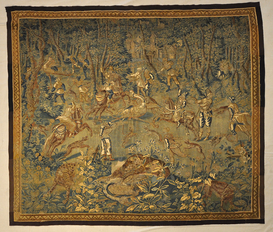 Game Park Tapestry Flemish 16th. Century 27513