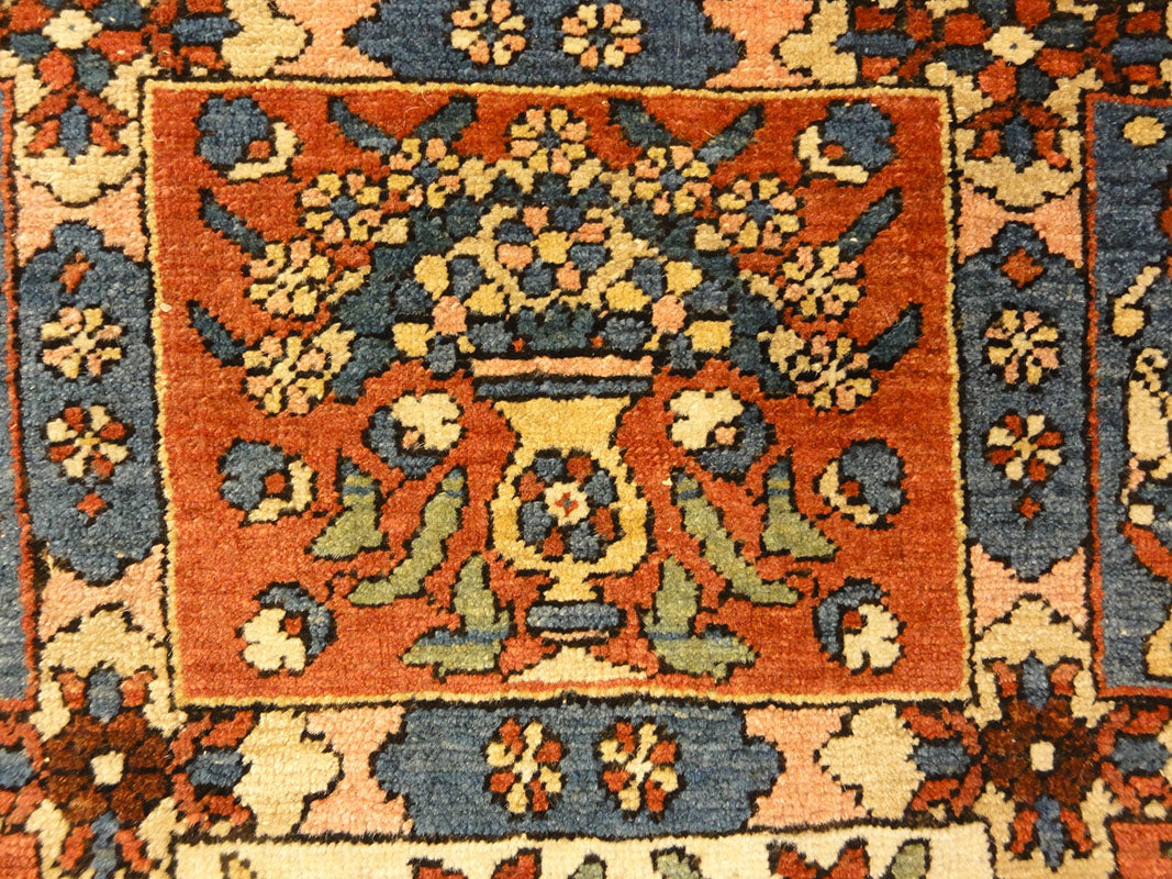 Antique Bakhtiari Garden of Paradise Rug representing the gardens of kings. Sold by Santa Barbara Design Center, Rugs and More in Santa Barbara, California.