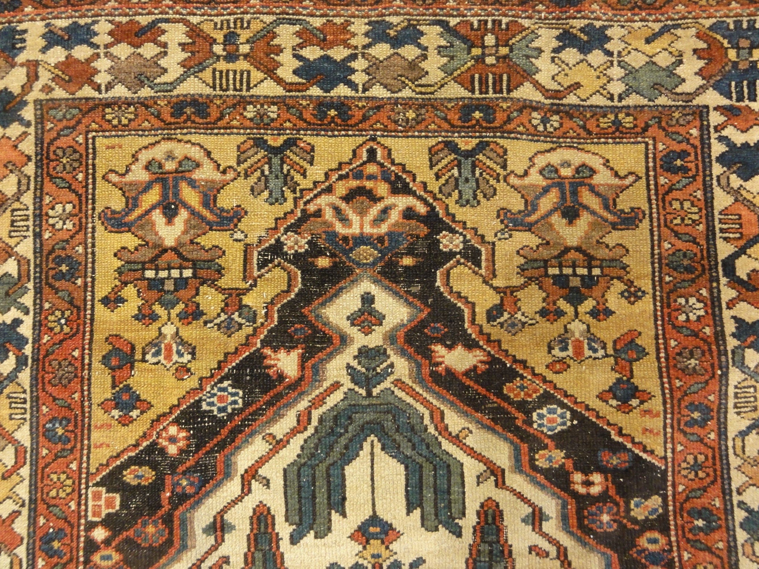 Rare Bakhtiari Rug Woven by Armenians feat. Cypress and Weeping Willow Trees 30657