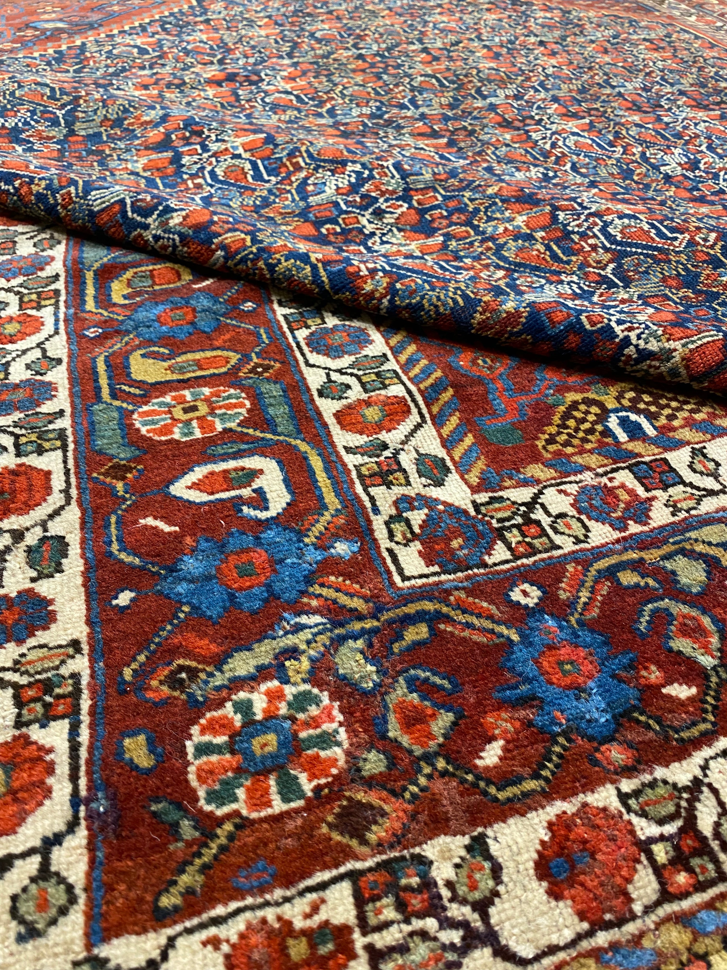 25210 Antique Khamseh Rug