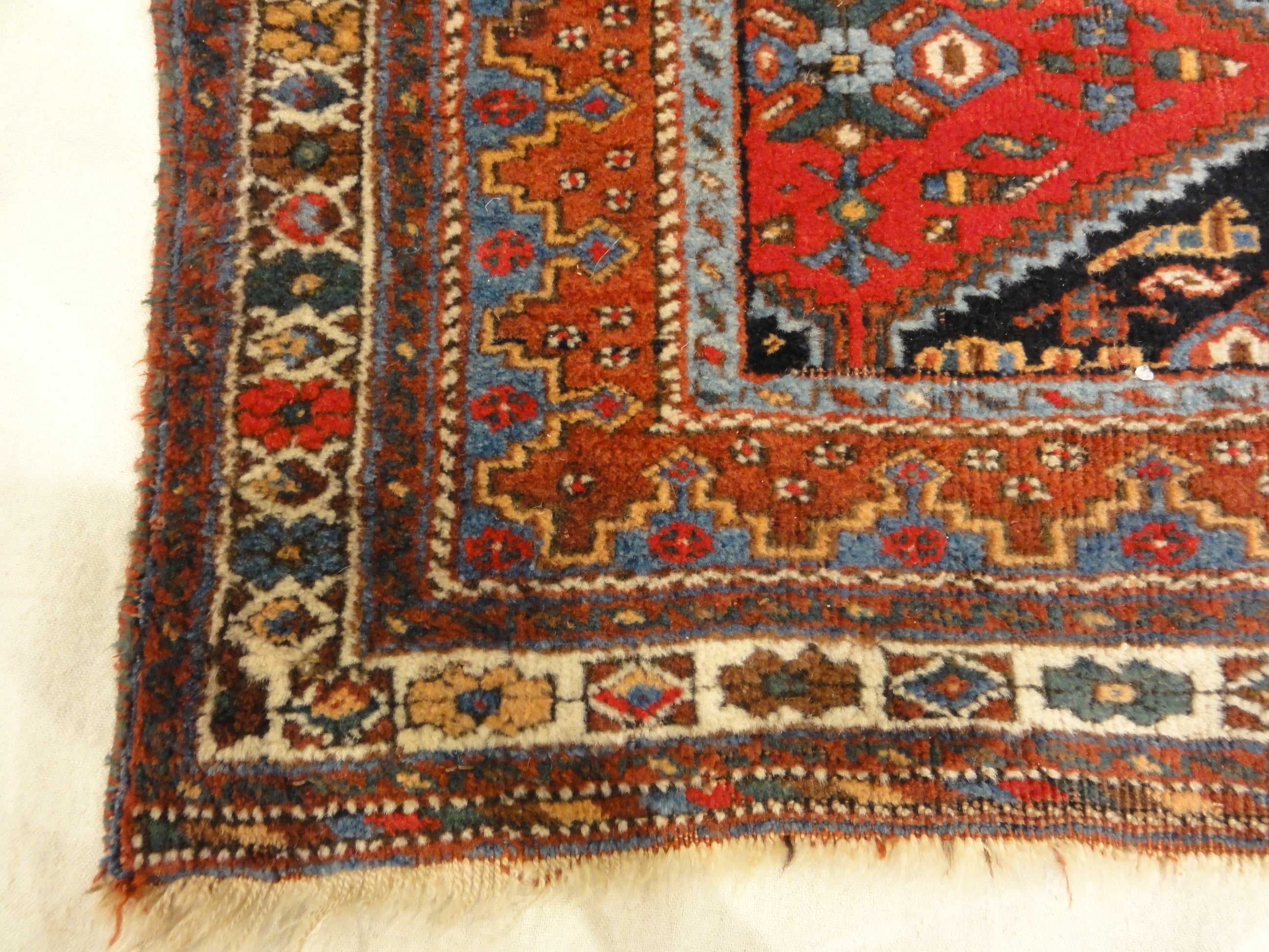 44934 Fine Antique Afshar Rug