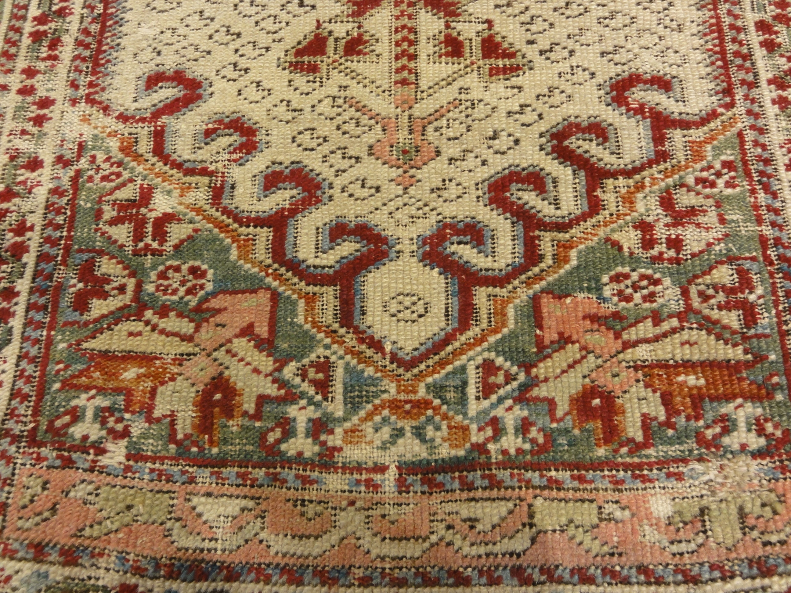 Antique Ghiordes Rug Circa 17th Century 30492