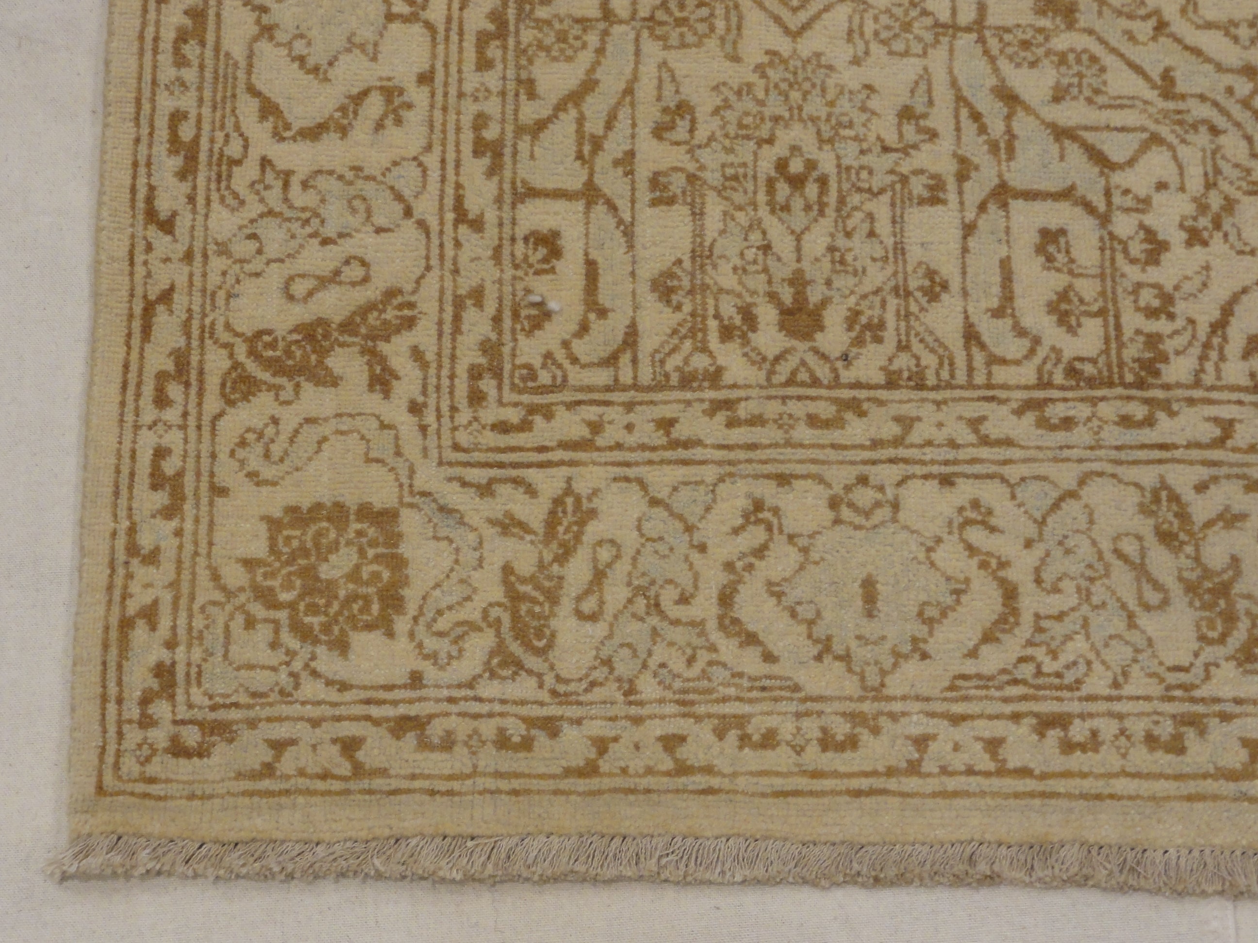 Antique Ivory on Ivory Larestan Rug 30471