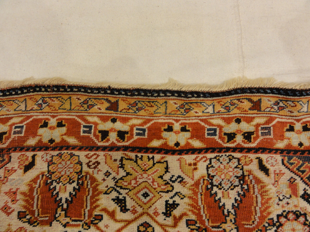 Rare Antique Qashqai with Ivory Background 30220