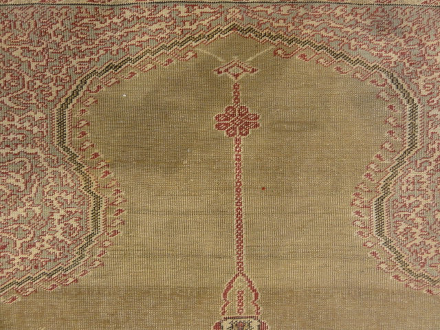 Antique Ottoman Prayer Rug Genuine Authentic Woven Carpet Art Santa Barbara Design Center Rugs and More