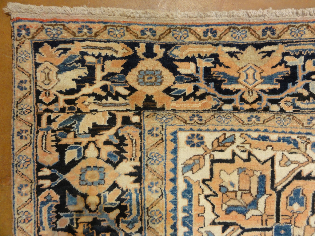 37008 Antique Serapi Heriz Dragon