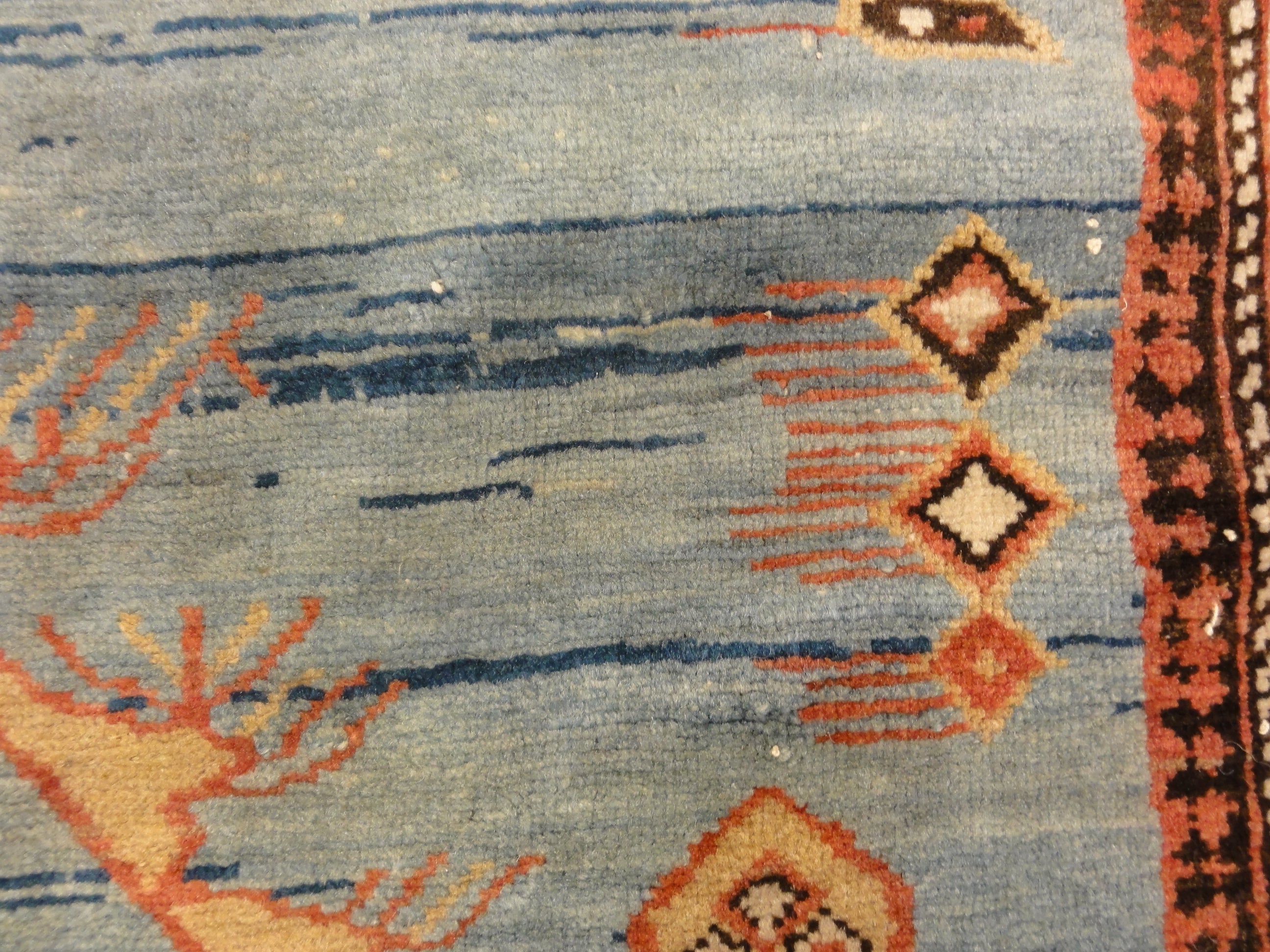 Unique antique Caucasian Shirvan Prayer Rug 30251