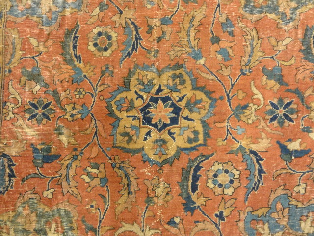 Antique Indian Mughal Classical Rug 30095