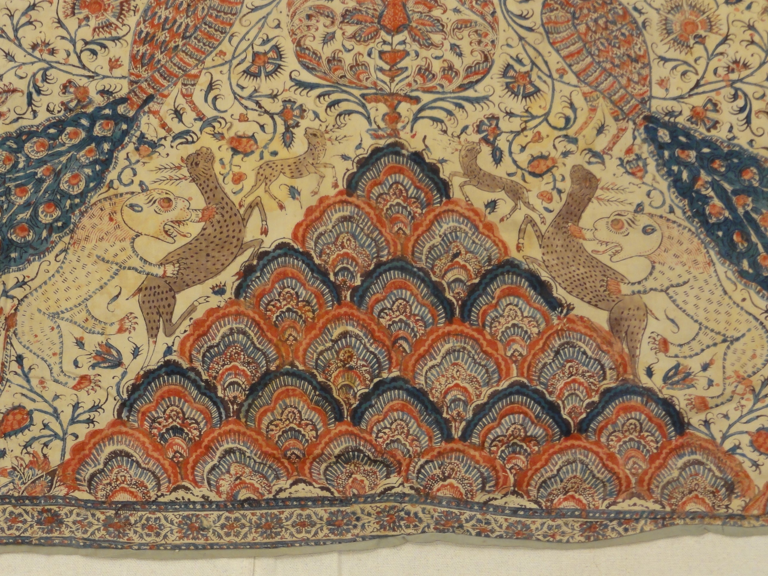 30638 Important Antique Persian Qhalamkari Textile