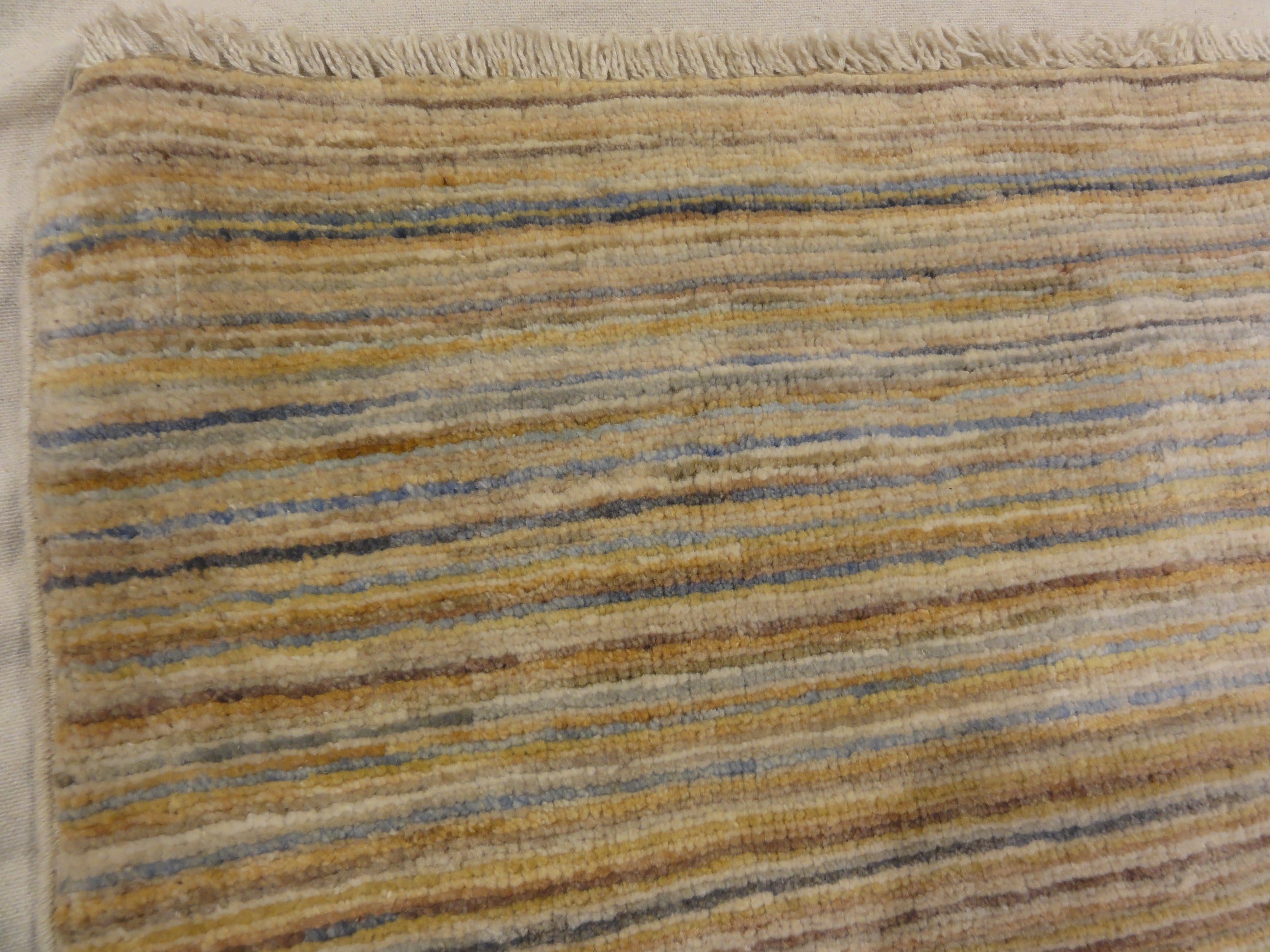 Leesa Organic Modern Stripes Rug. Ziegler and Company in collaboration with high end interior designer Leesa Wilson Goldmuntz in Santa Barbara, California.