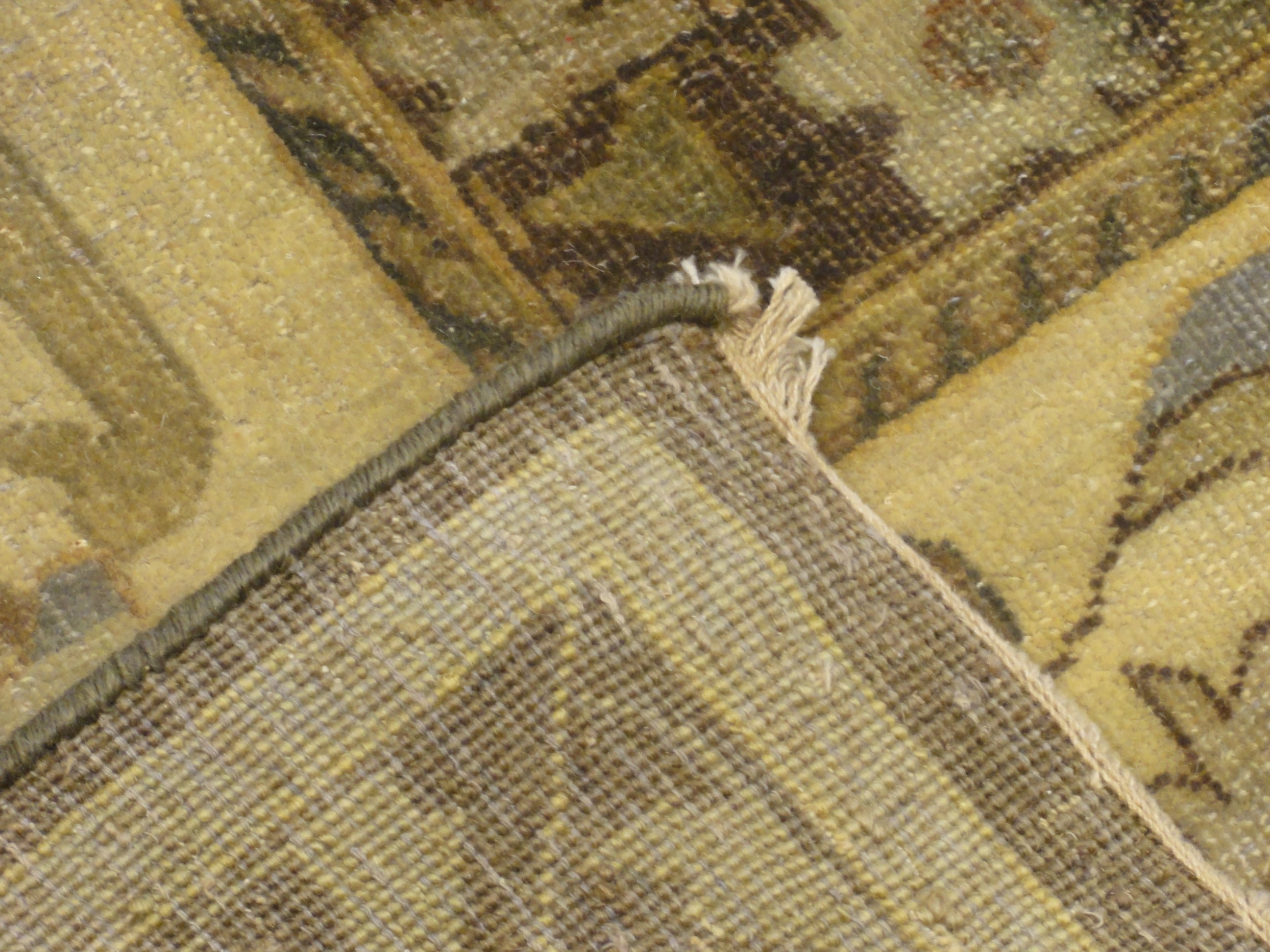 Antique Larestan Ivory Rug 30465