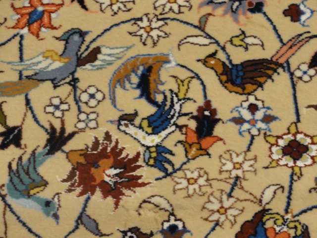 44003 Fine Wool & Silk Tabriz Runner