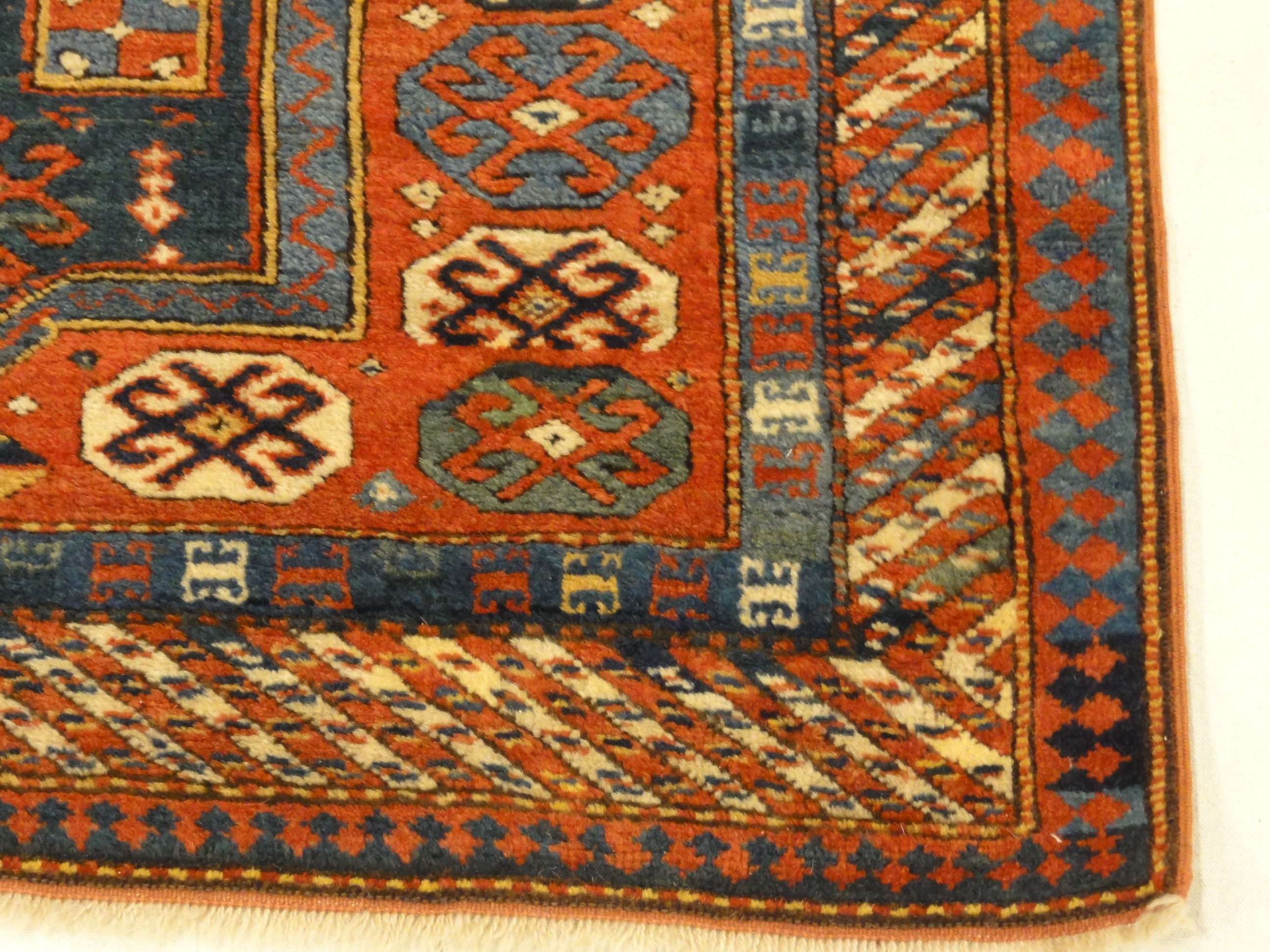 30642 Antique Karachof Kazak Prayer Rug in mint condition ca. 1870