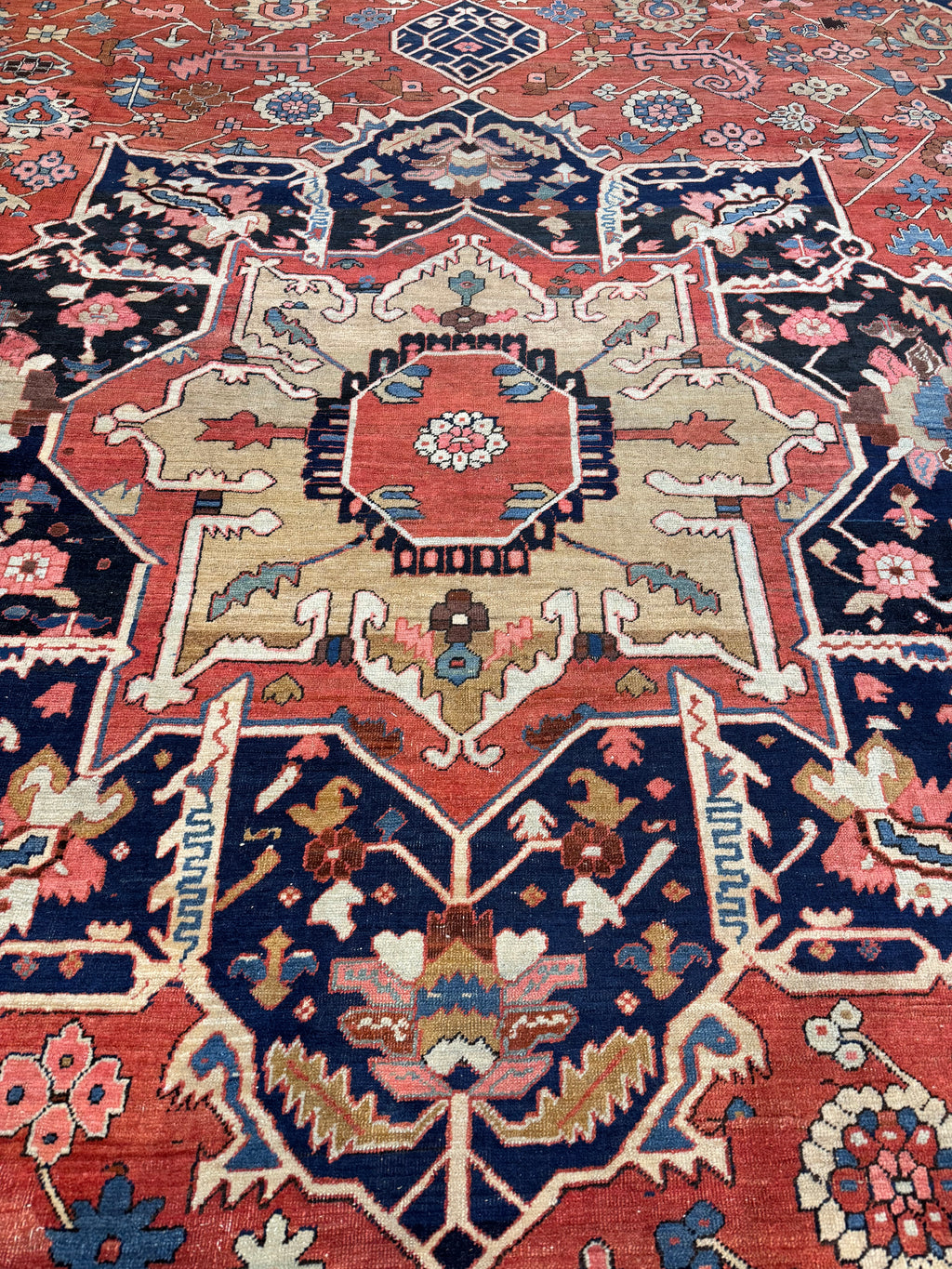 Antique Serapi of Majestic Proportions 43734