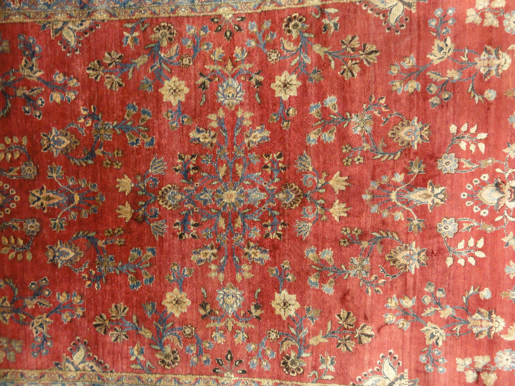 Antique Finest Silk Persian Kashan ca.1890 30044