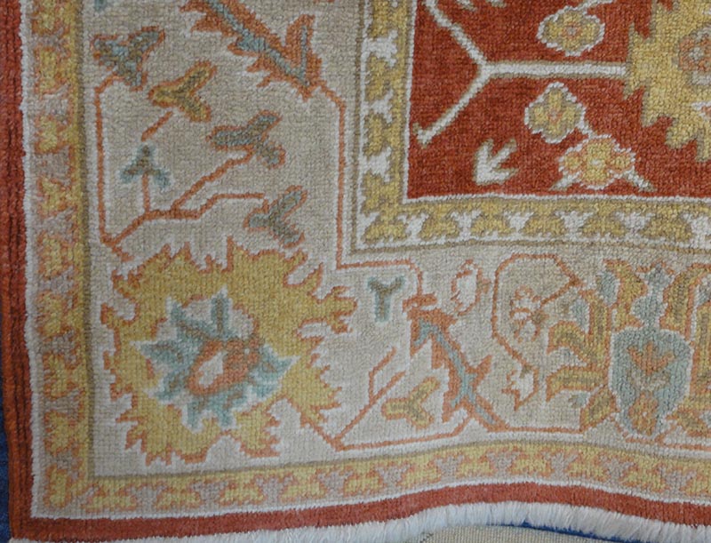 Fine Oushak Rug 35678