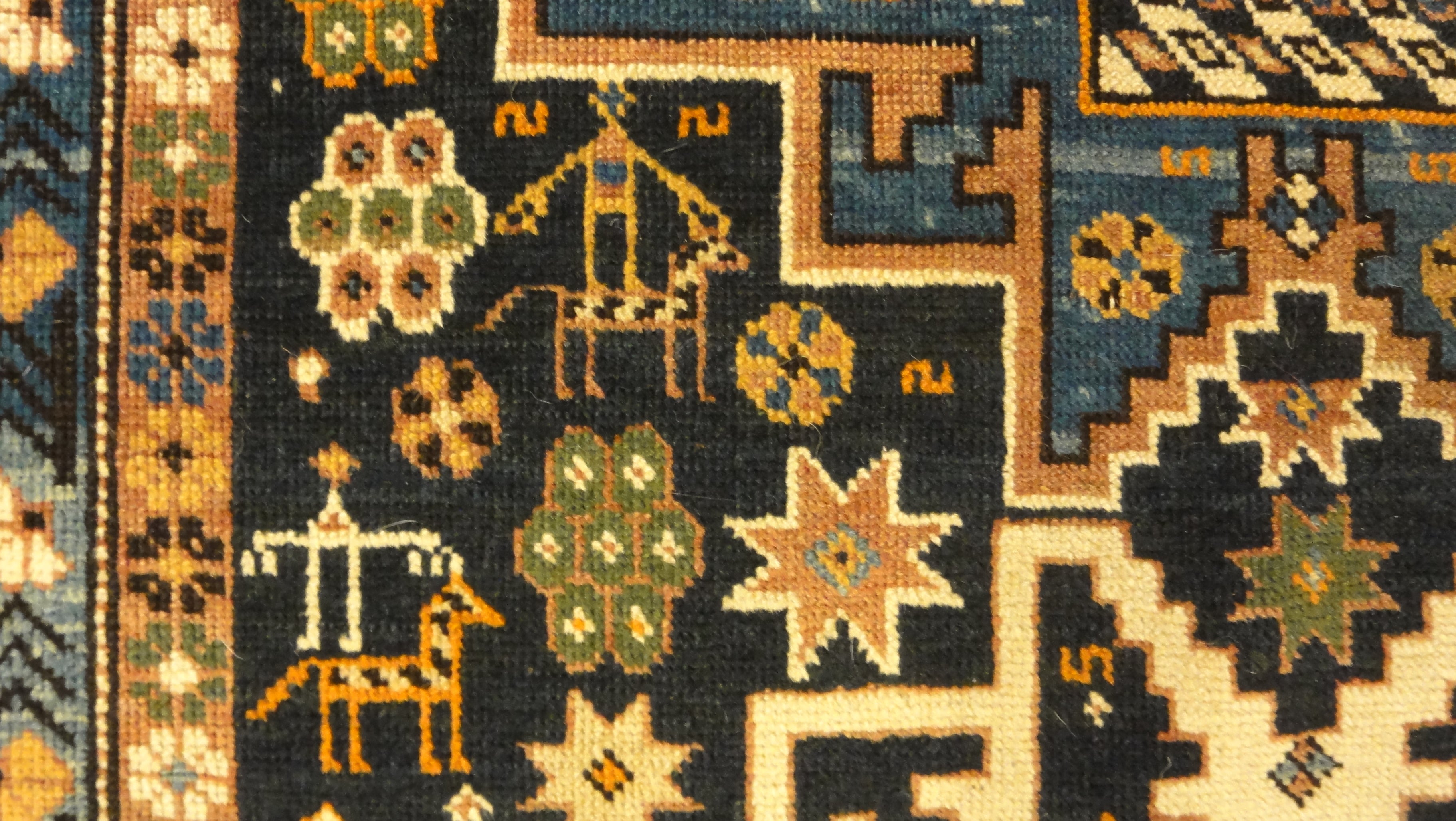 34592 Antique Shirvan Rug