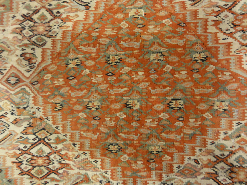 Antique early 19th Century Persian Senneh Kilim , the oldest senneh kelim we encountered 30121