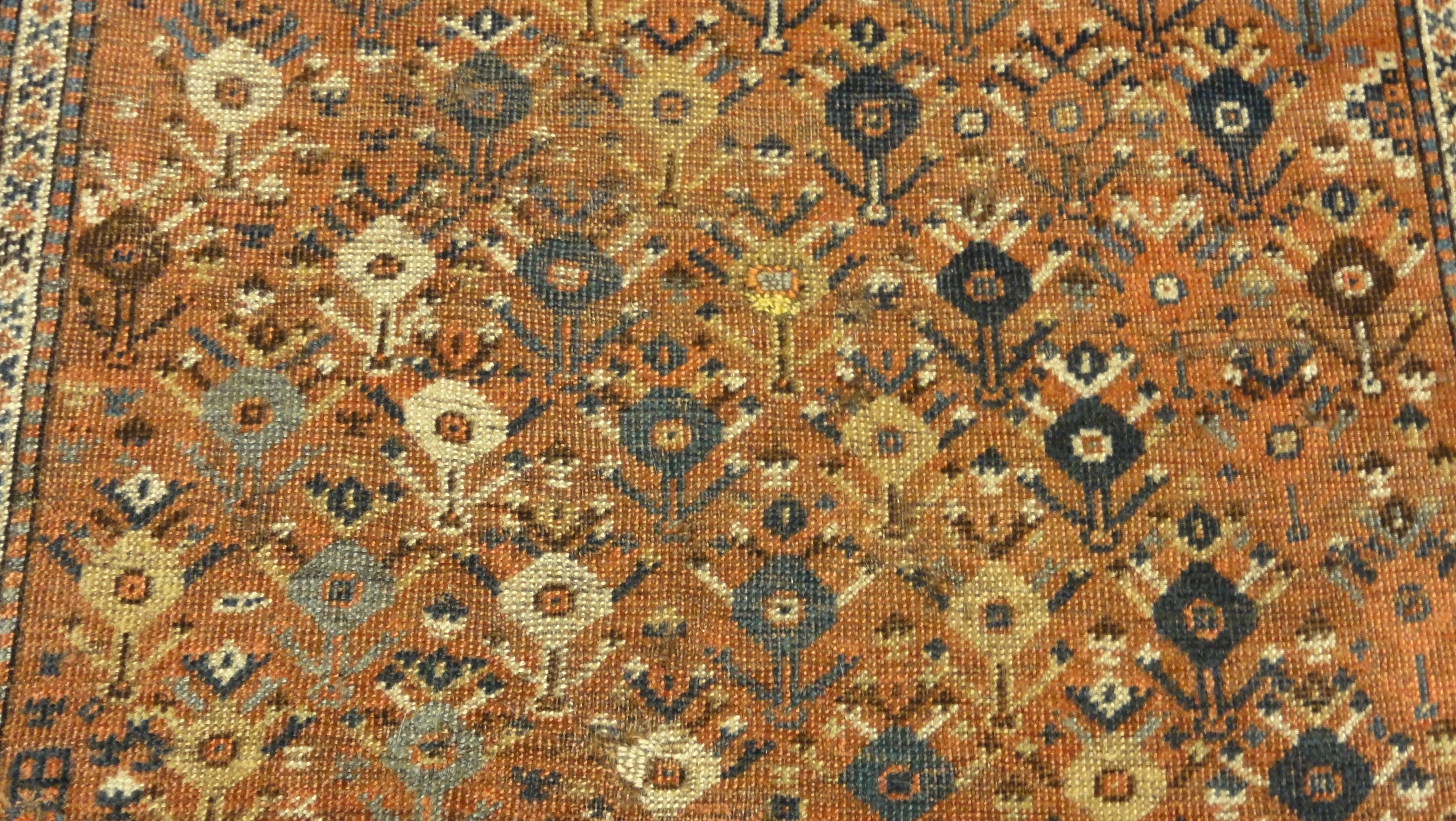 Antique Khamseh Rug 34583