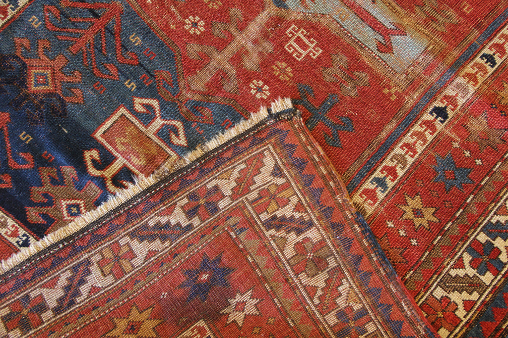 Antique Shirvan Fakhralou Prayer Rug 38227