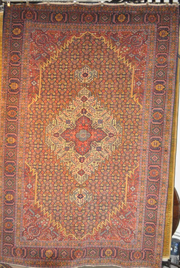 43811 Fine Antique Senneh Rug