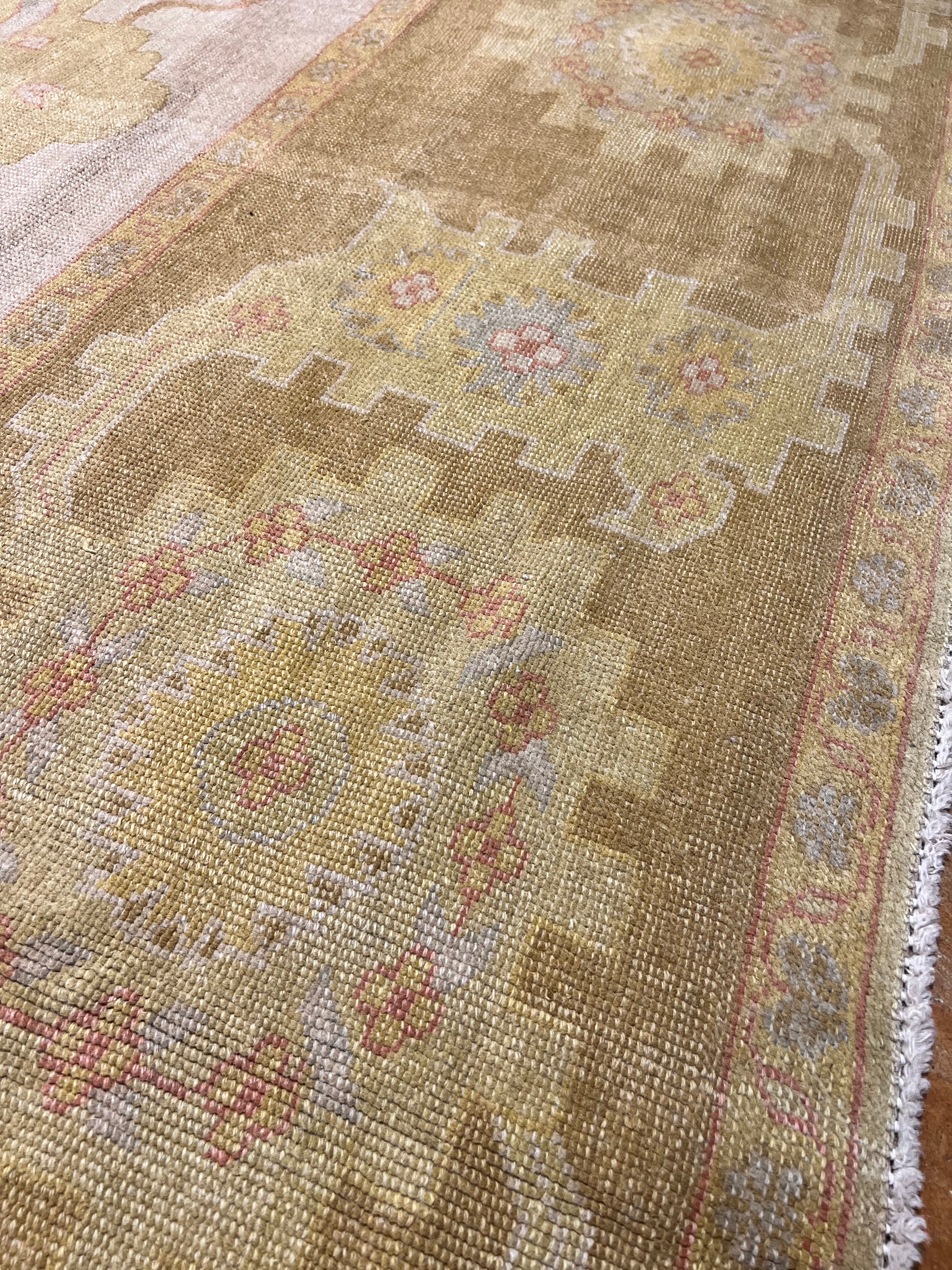 Vintage Turkish Oushak 34121