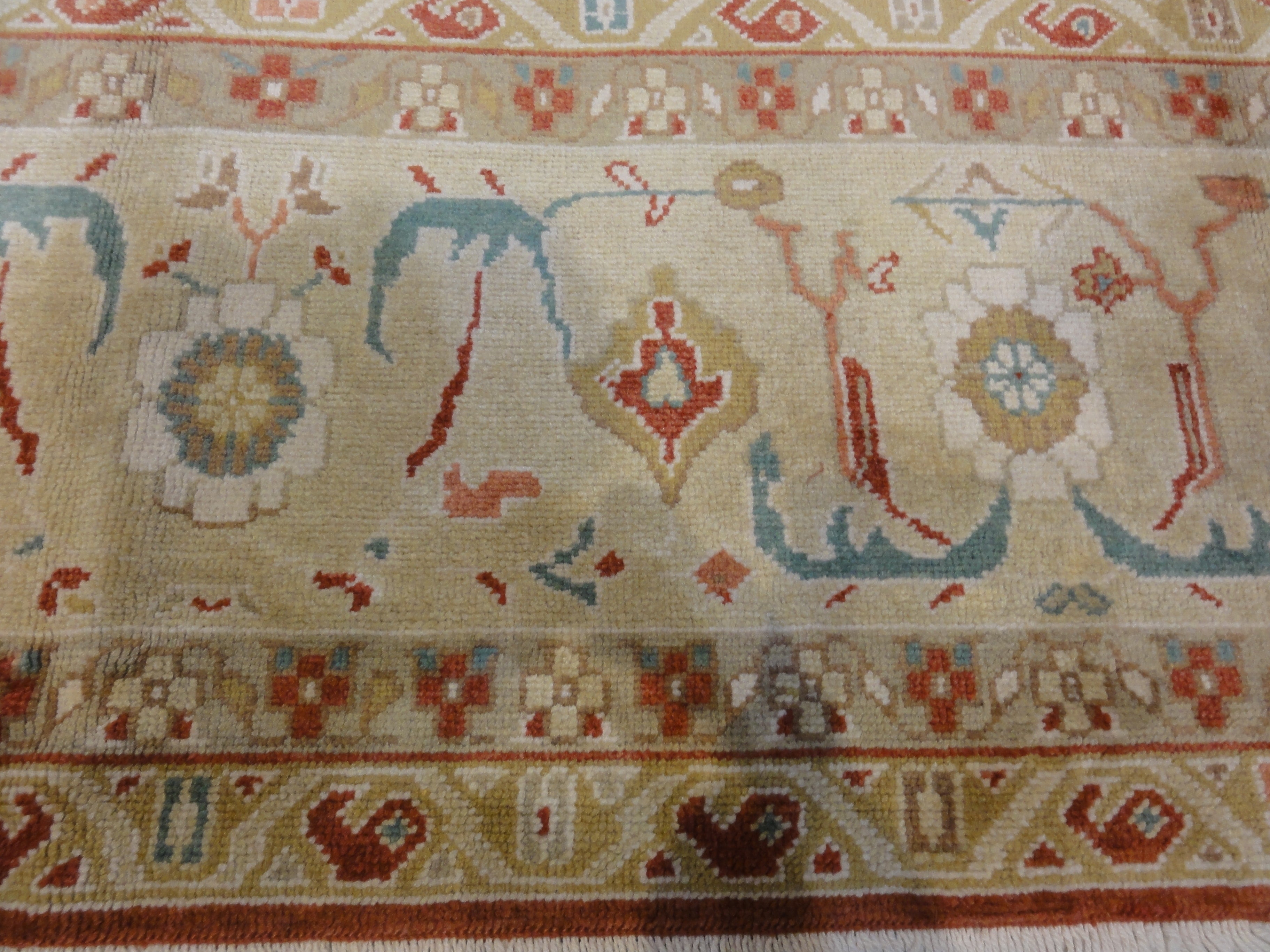 33668 Vintage Oushak Angora