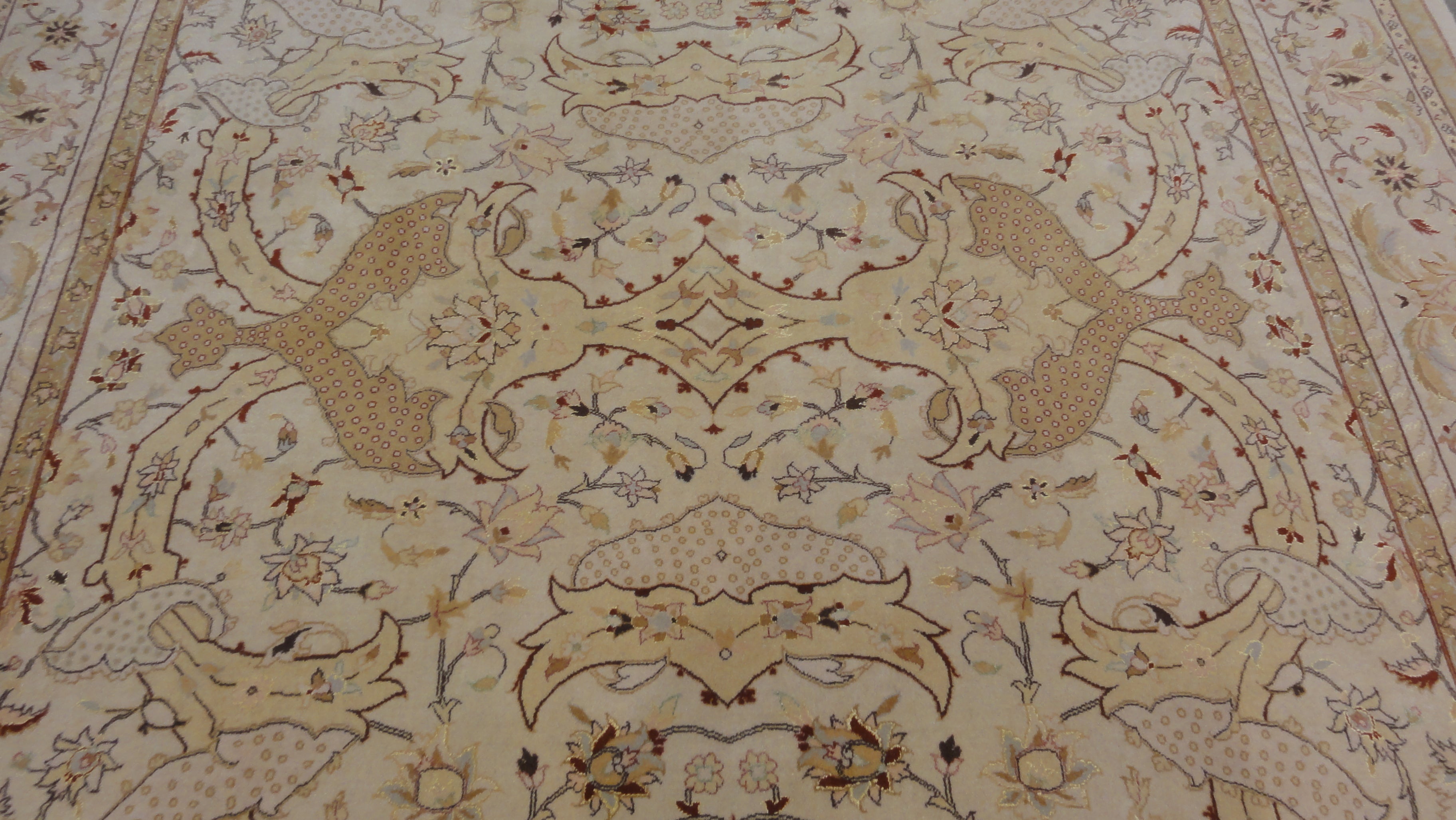 Fine Poloniase Wool/Silk Rug 34176