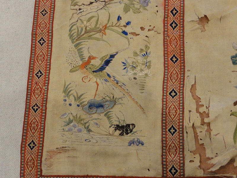 Rare Chinese Silk Textile 31750