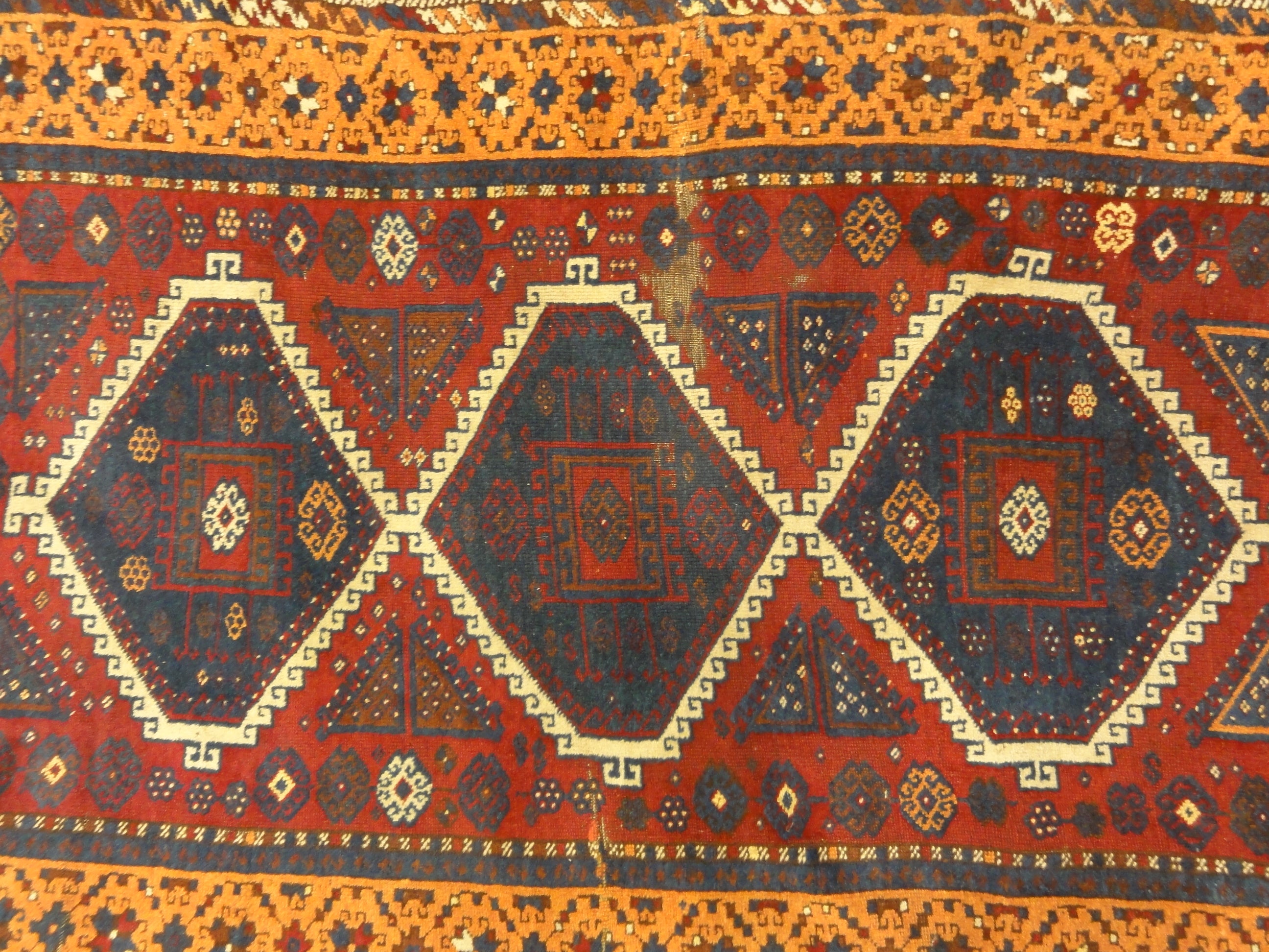 Antique Colorful Turkish Rug 30064