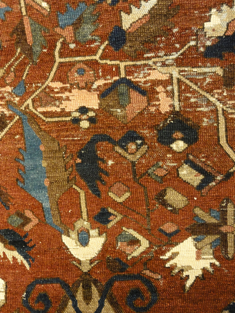 Rare Antique Bakhtiari Rug 35917