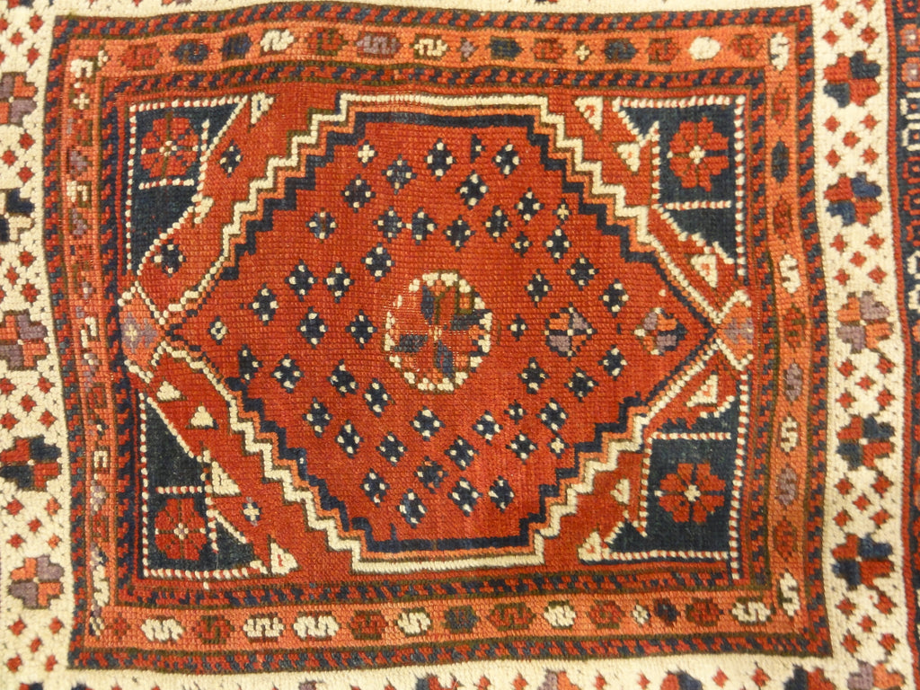 Antique Turkish Bergama Rug Woven Circa 1880 Genuine Authentic Woven Carpet Art Santa Barbara Design Center and Rugs and More