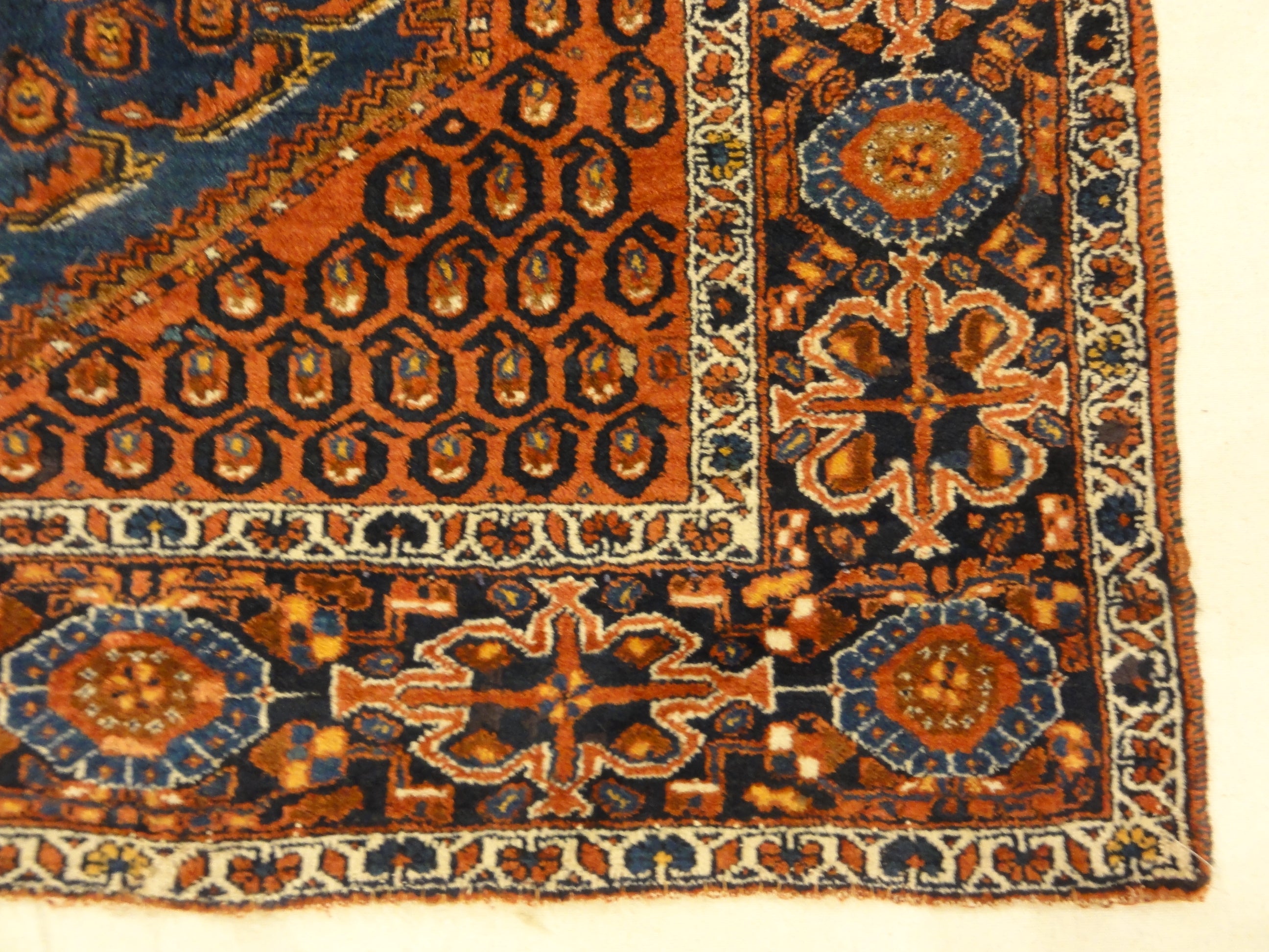 30658 Antique Intricate Botteh Afshar Rug