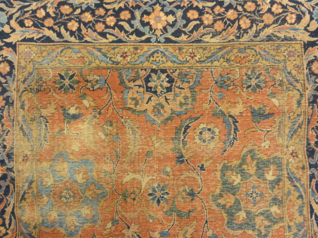 Antique Indian Mughal Classical Rug 30095