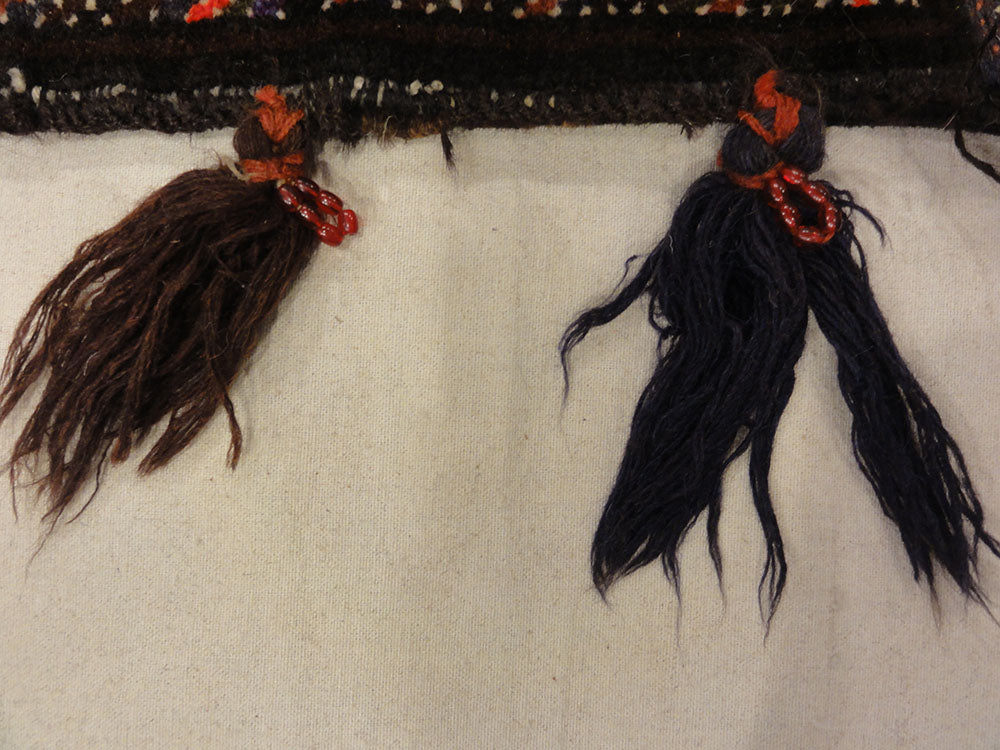 Antique Beluch Saddle Bag. A piece of genuine authentic antique woven carpet art sold by Santa Barbara Design Center, Rugs and More.