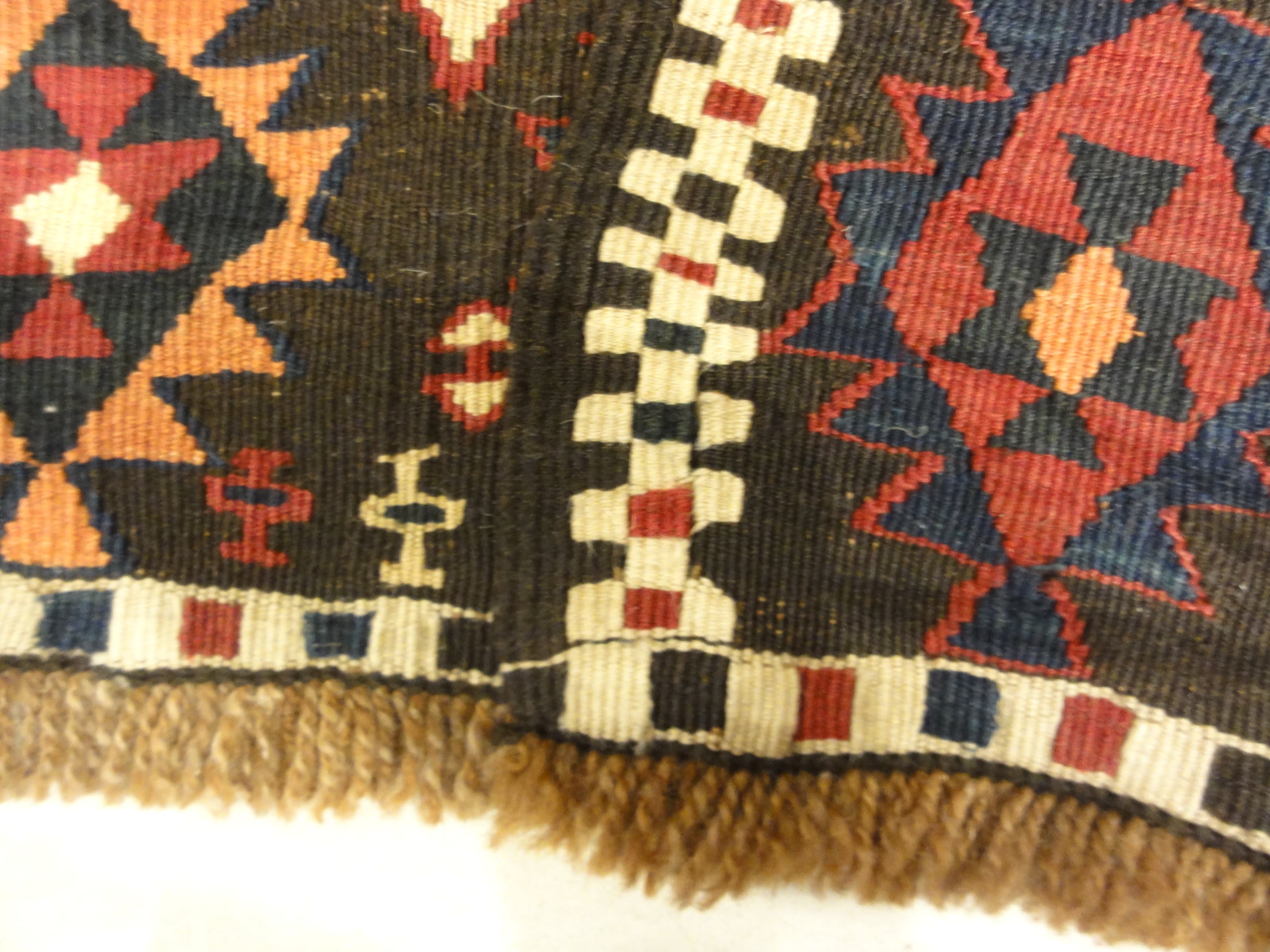 30155 Antique turkish Kelim Tribal Rug Featuring Goddess of Anatolia and Phoenixes