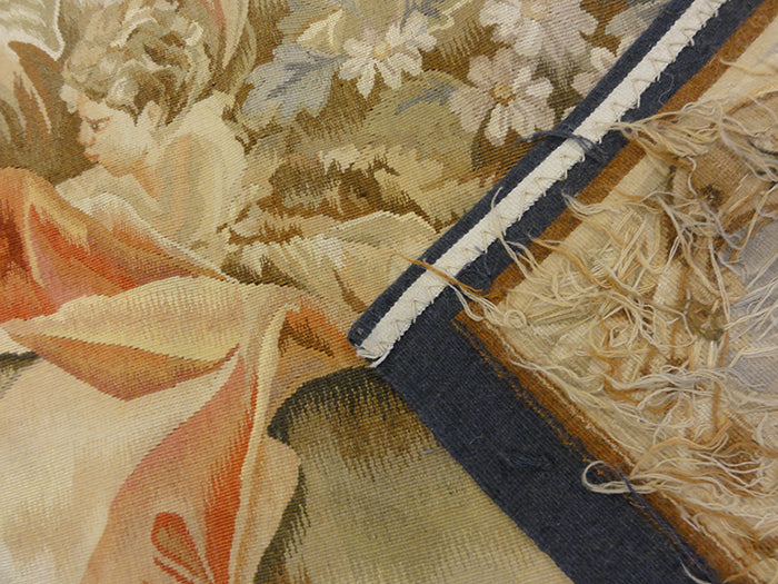 Antique romantic scene tapestry | Rugs and More | Santa Barbara Design 1