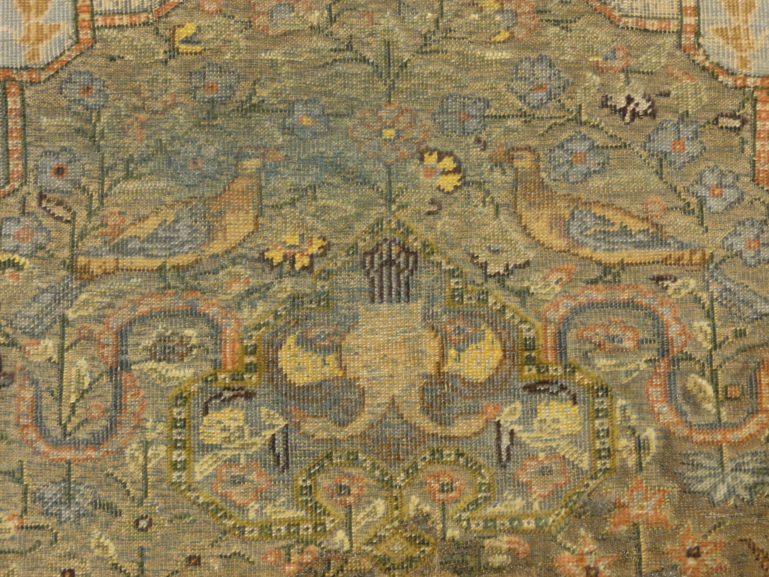 important Gift to Tzar of russia made with gold, silver and silk treads in Garden of Paradise design 30636