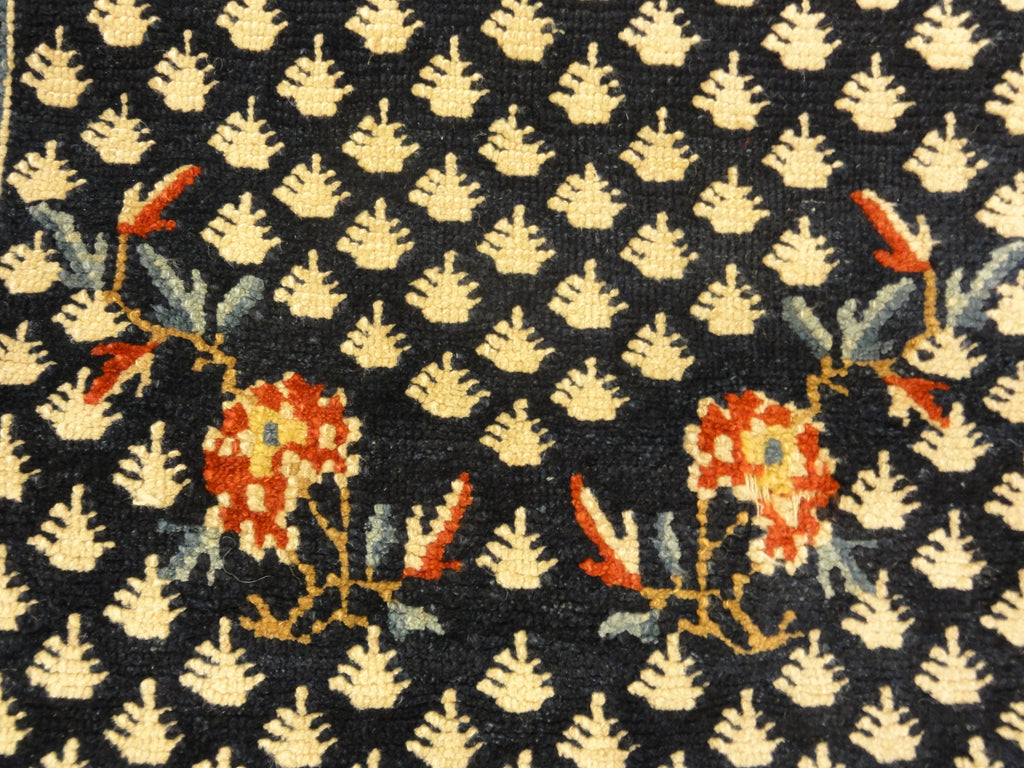 Beautiful Antique Tibetan Rug Woven Circa 1880 Genuine Woven Carpet Art All Handmade in Tibet Santa Barbara Design Center and Rugs and More