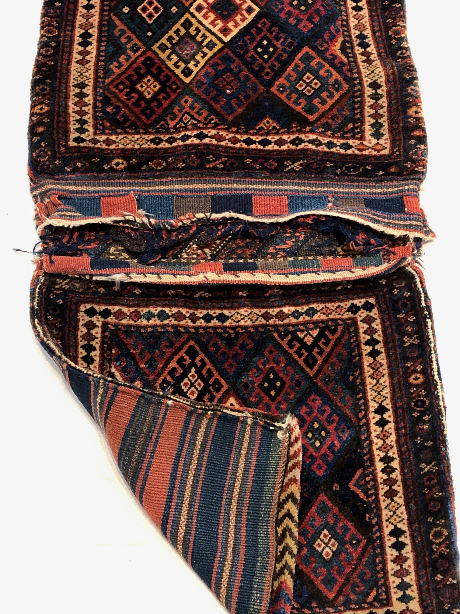 38234 Antique Jaf Kurd Double Khorjin