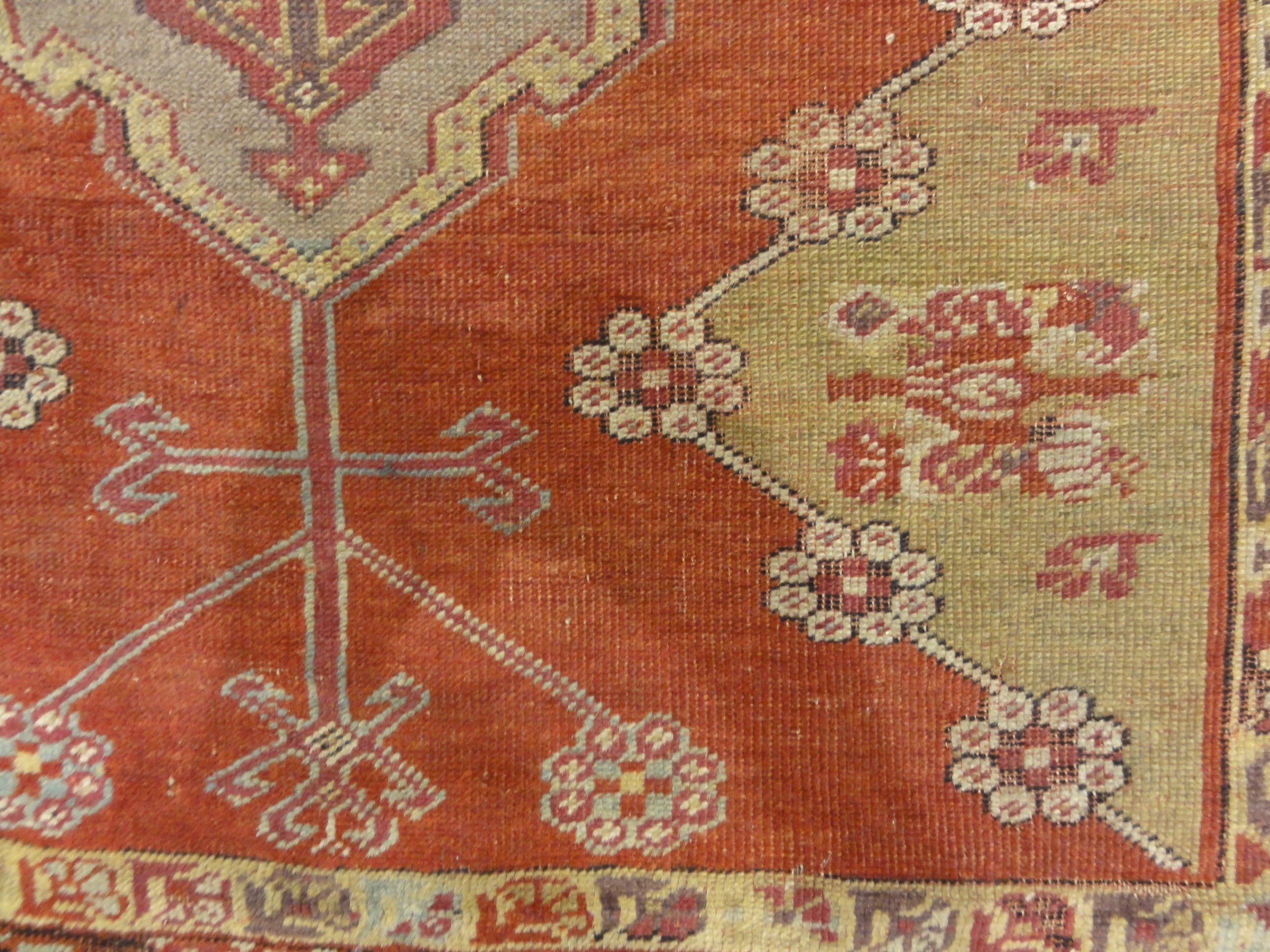 Antique Turkish Handwoven Mugur Rug Genuine Authentic Intricate Woven Carpet Art Santa Barbara Design Center Rugs and More