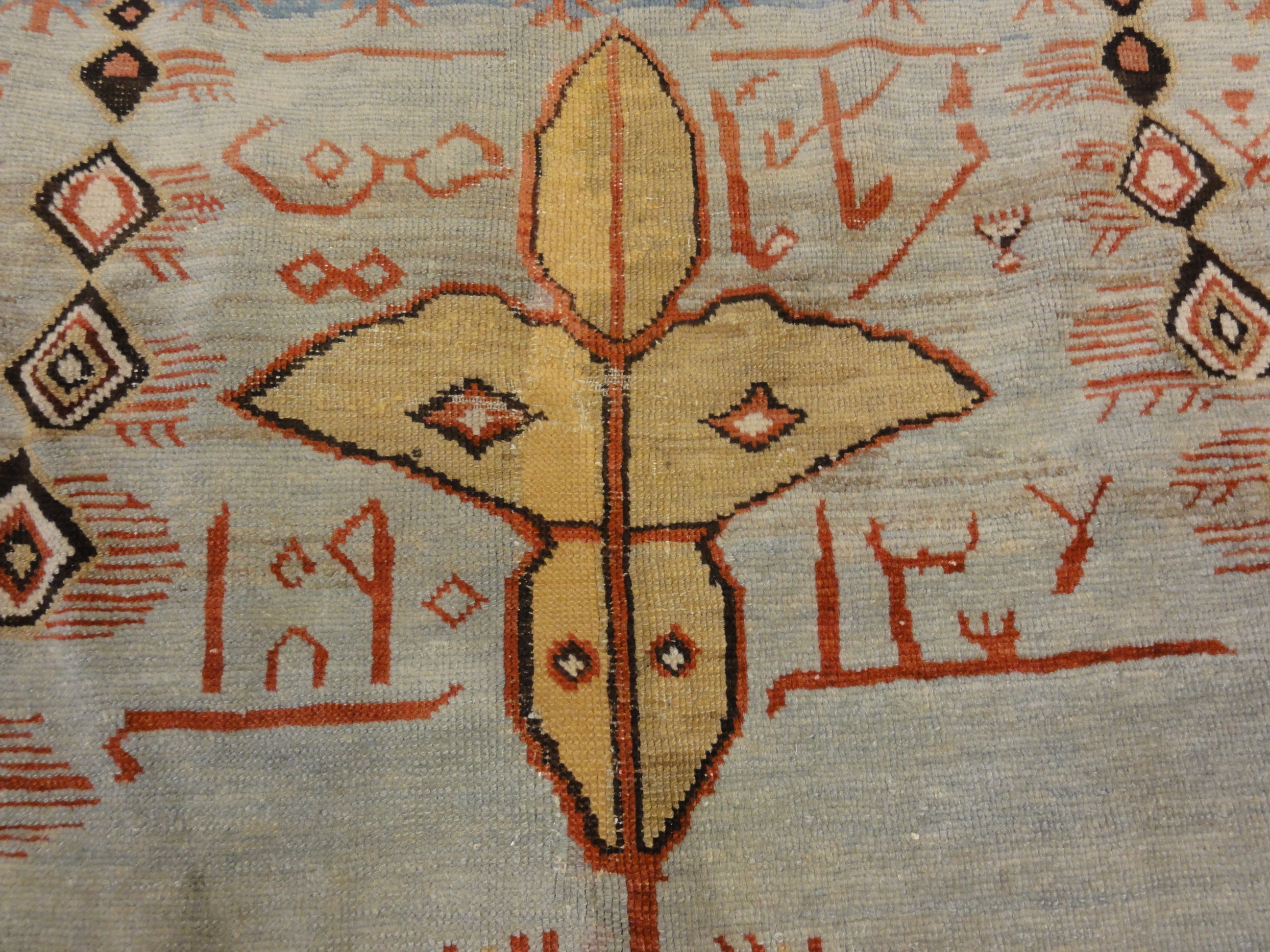 Unique antique Caucasian Shirvan Prayer Rug 30251