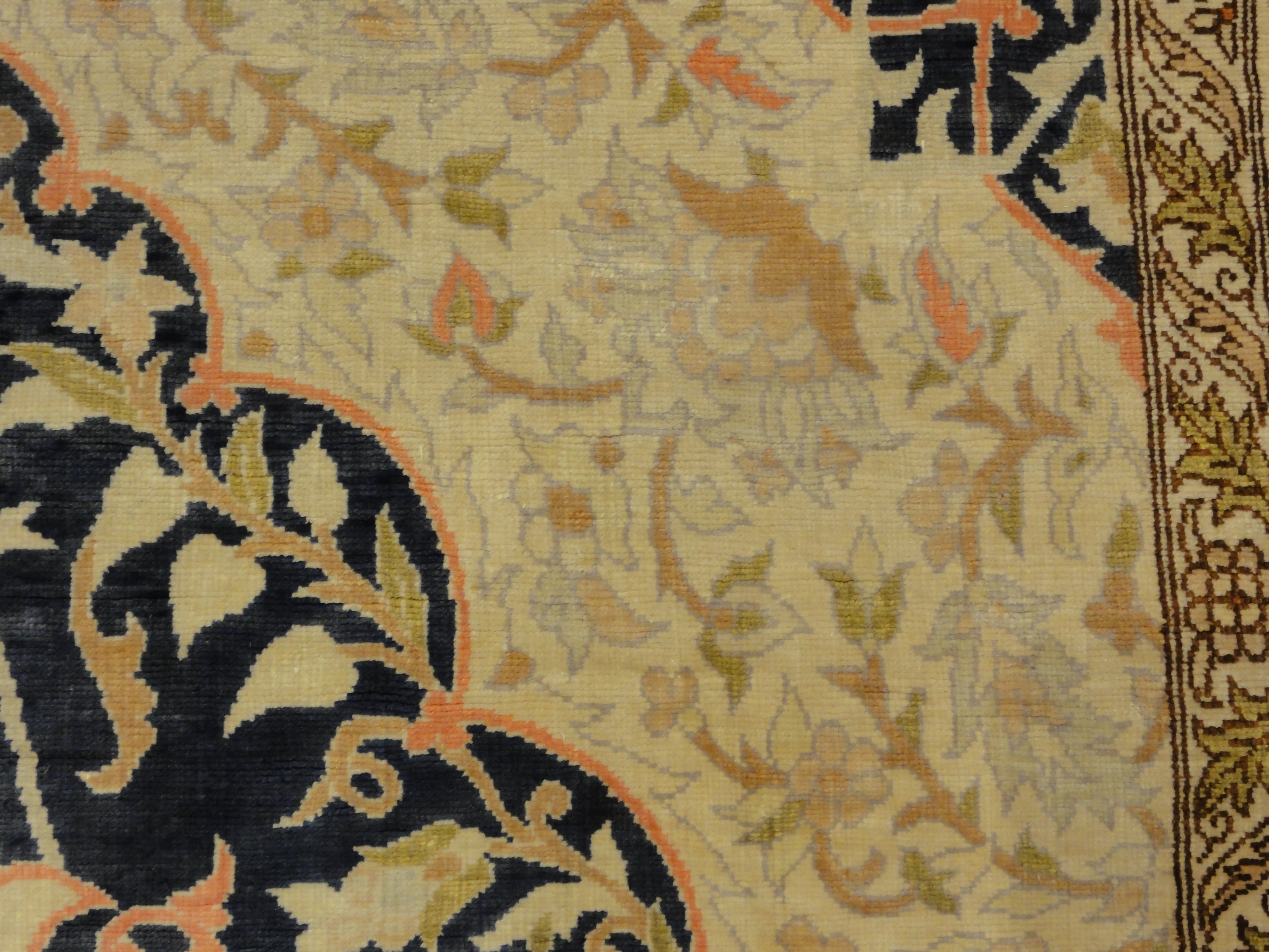 Vintage Hereke Silk 33078