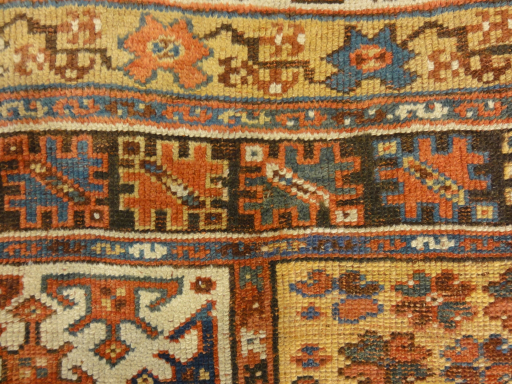Rare Antique Turkish Tribal Makri Rug. A piece of genuine, woven carpet art sold by Santa Barbara Design Center, Rugs and More.