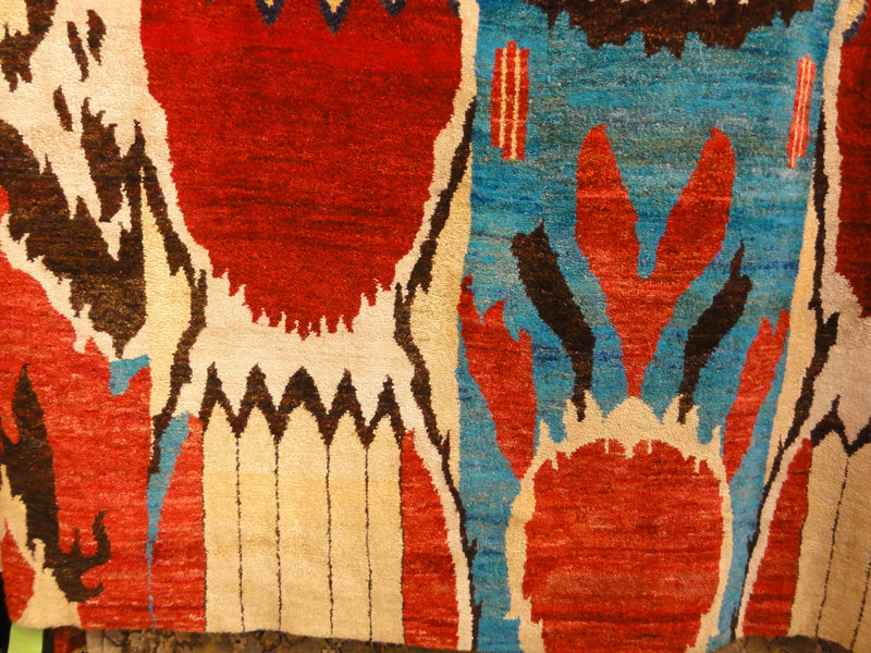 43802 Fine Silk Ikat Rug