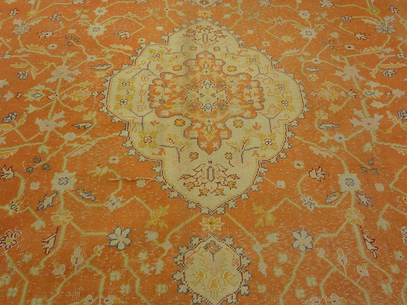 43694 Antique Turkish Oushak